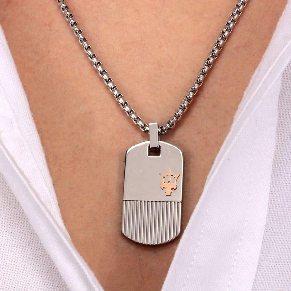 Maserati  JM121ATK08 Erkek Kolye - Resim 3