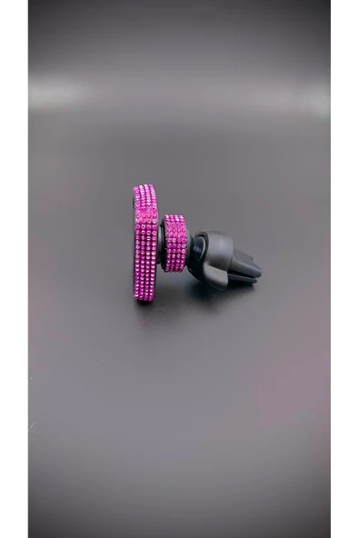 Taş Kaplamalı Mıknatıslı Araç İçi Telefon Tutucu Çift Kilit Sistemli - 2