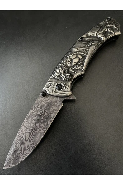 VAS.QUE Kamp Outdoor Çakı Kabartma Motifli Çakı ürün görseli