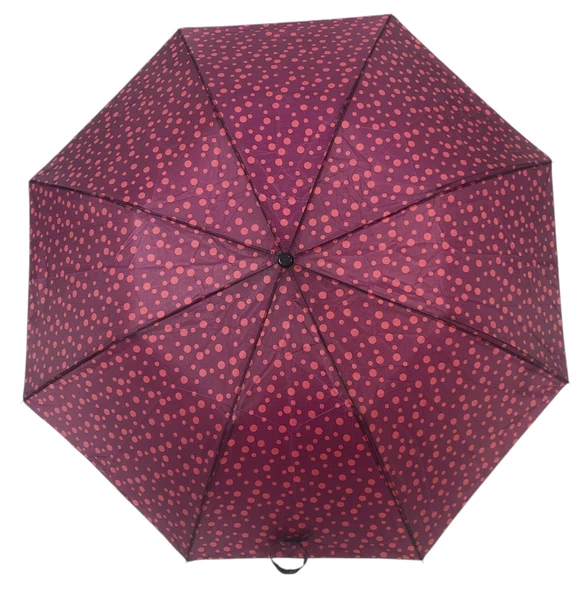 Otomatik Açılır 8 Telli 2 Katlamalı Kadın Şemsiyesi Rüzgara Dayanıklı Kırılmaz Portatif CV26L3