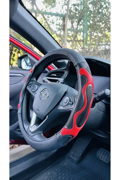 Geçmeli Üç Boyutlu Masajlı Direksiyon Kılıfı