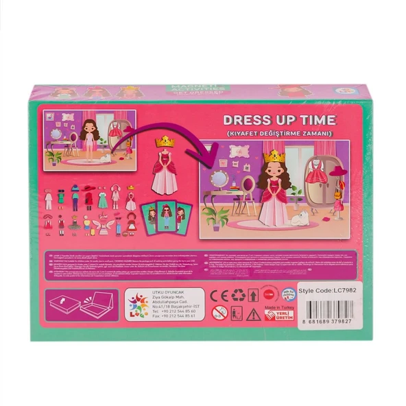 LC7982 Manyetik Aktivite Kız Kıyafet Giydirme -Laçokids - Resim 2