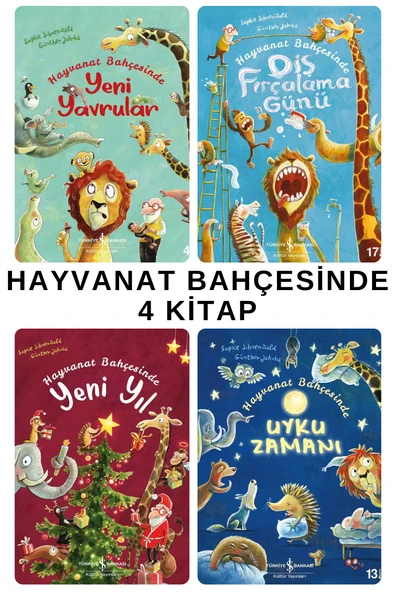 HAYVANAT BAHÇESİNDEYENİ YAVURLAR - DİŞ FIRÇALAMA GÜNÜ - YENİ YIL - UYKU ZAMANI /TÜRKİYE İŞ BANKASI KÜLTÜR YAYINLARI ürün görseli