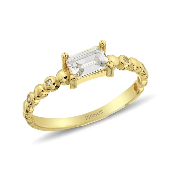 Altın Taşlı Eklem Yüzük ürün görseli