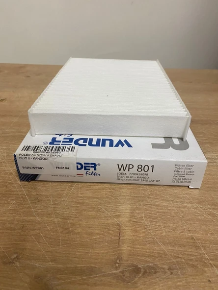 Wunder WP801 Polen Filtresi Renault Clıo Iı Clıo Symbol -Iı-Iıı Kangoo Megane I Nıssan Kubıstar 1.2 - 1.5 - 1.4 7700424098