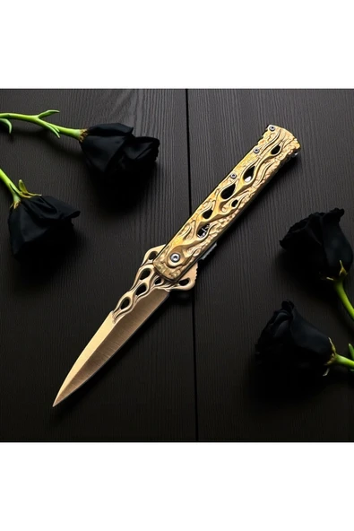 VAS.QUE Haps Bugs Gold Çelik Çakı - Resim 3