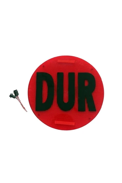 Dur Levhası Ledli - Dur Levhası Işıklı - Araba Dur Levhası Ledli - Servis Araçlarına Uygun Dur Levha