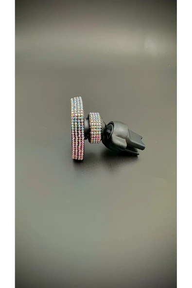 Taş Kaplamalı Mıknatıslı Araç İçi Telefon Tutucu Çift Kilit Sistemli - 3