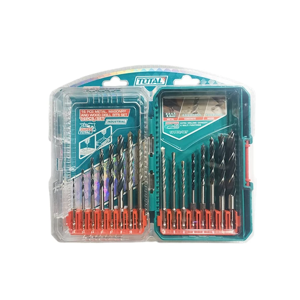 Total 16 Parça Matkap Ucu Seti TACSDL11608 ürün görseli