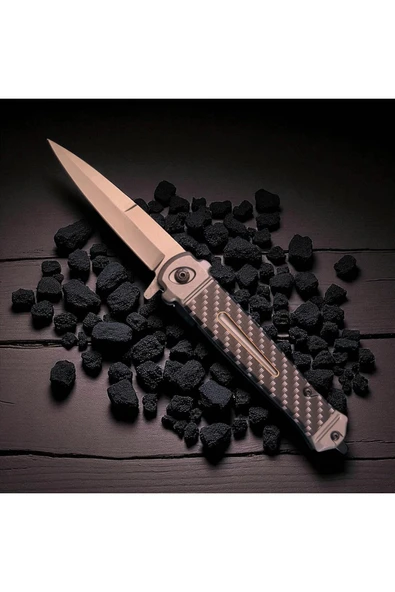 VAS.QUE Ultra Keskin Damalı Çelik Çakı - Resim 3