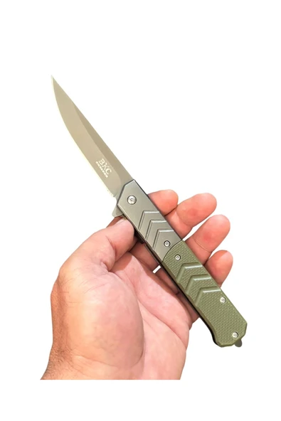 VAS.QUE Haki Ultra Keskin Çelik Çakı - Resim 3