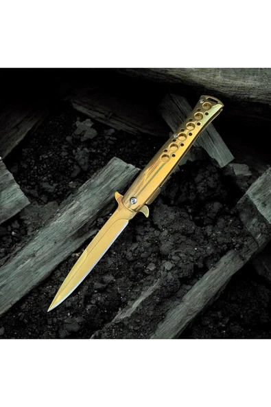 VAS.QUE Gold Yunus Çelik Çakı - Resim 2