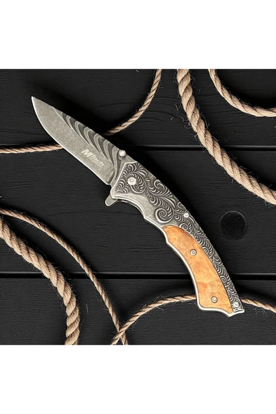 VAS.QUE Mtech Ahşap Eskitme Çelik Çakı - Resim 3