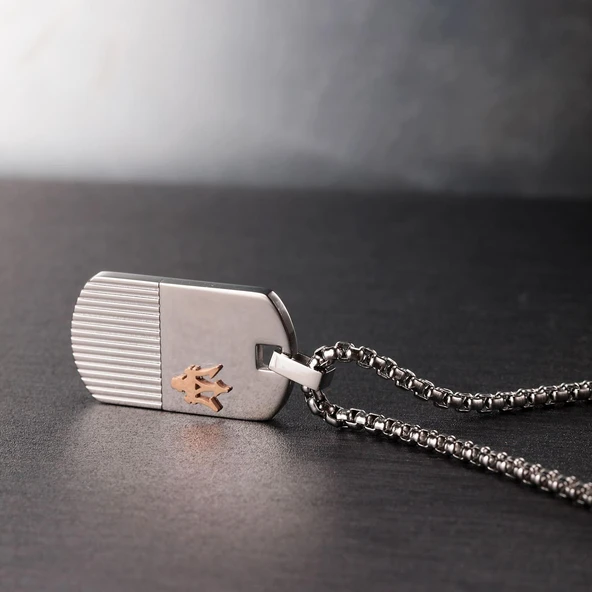 Maserati  JM121ATK08 Erkek Kolye - Resim 4