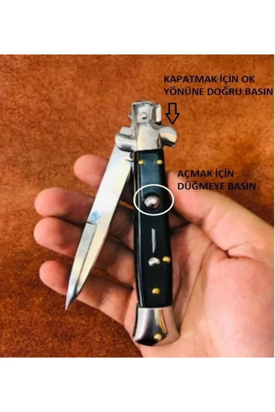 VAS.QUE İtalyan Stilletto Çelik Çakı - Resim 4