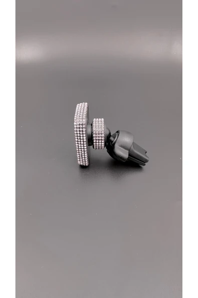 Taş Kaplamalı Mıknatıslı Araç İçi Telefon Tutucu Çift Kilit Sistemli - 3