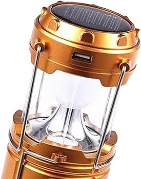 Güneş Enerjili Çok Fonksiyonlu Kamp Feneri ürün görseli