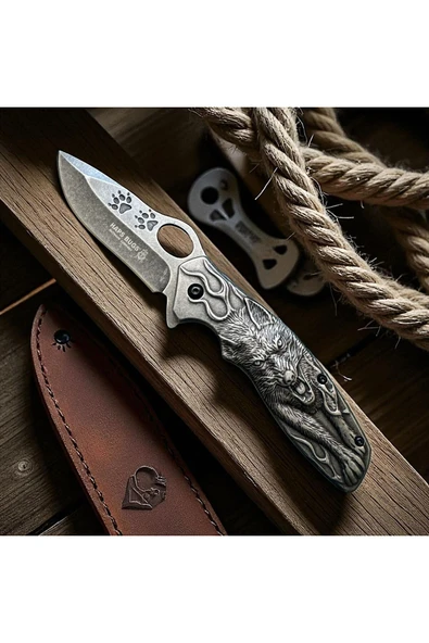 VAS.QUE Haps Bugs Kurt Kabartmalı Çakı - Resim 2