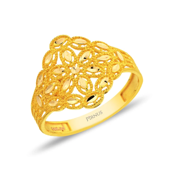 Altın Taşlı Yüzük