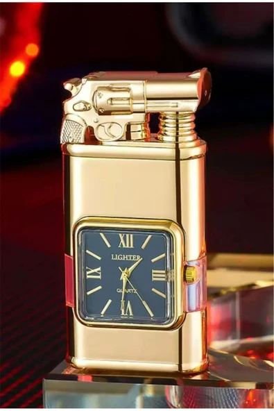 M Mazzanti Silah Modeli İsime Özel Pürmüz Çift Çıkışlı Çakmak - Resim 2