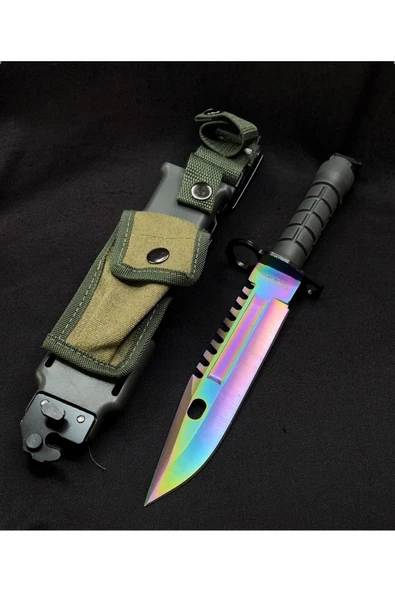 VAS.QUE M9 Boyanet Rainbow Askeri Bıçak - Resim 2