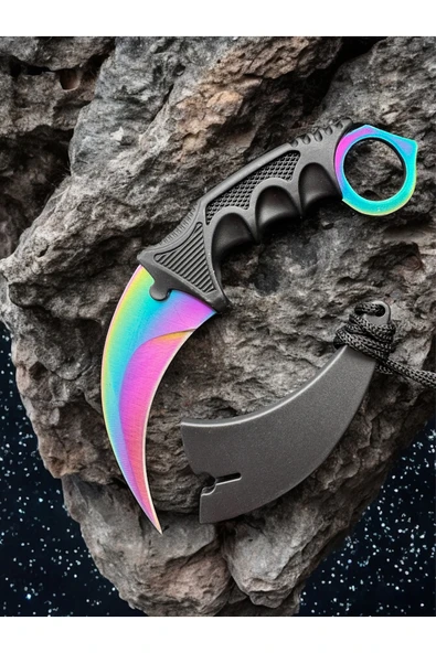 VAS.QUE Cs Go Rainbow Çelik Çakı ürün görseli