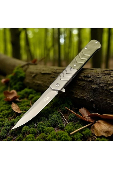 VAS.QUE Haki Ultra Keskin Çelik Çakı ürün görseli