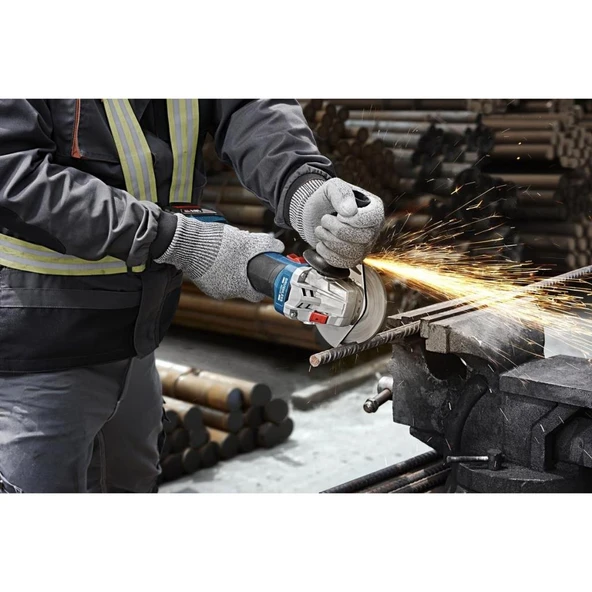 Bosch Professional GWS 18V-8 5 Ah Çift Akülü Taşlama Makinesi - Resim 3