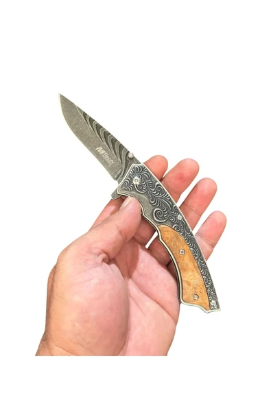 VAS.QUE Mtech Ahşap Eskitme Çelik Çakı - Resim 5