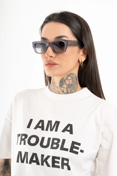 M Mazzanti Cateye Kare Yeni Sezon Unisex Güneş Gözlüğü UV400 - 7