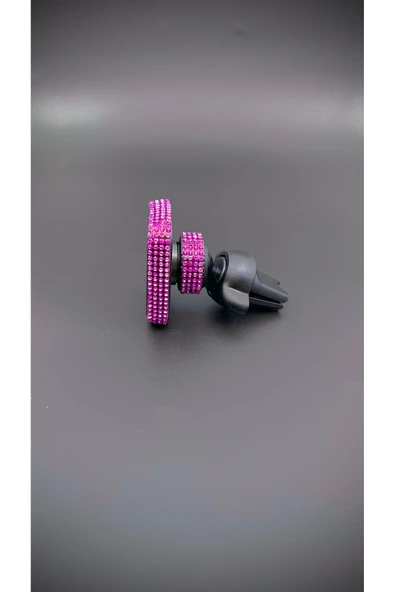 Taş Kaplamalı Mıknatıslı Araç İçi Telefon Tutucu Çift Kilit Sistemli - 3