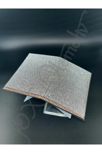 Gümüş Taşlı Rose Gold Detaylı Ruhsat Kabı