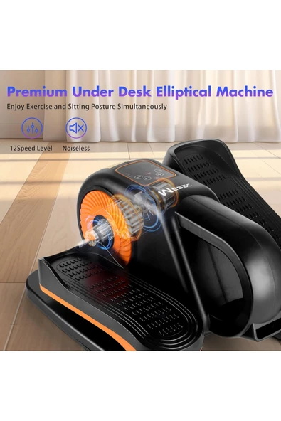 Glr Ty-002 Masa Altı Step Aleti | Kumandalı Mini Eliptik Dijital Göstergeli Kondisyon Bisikleti - 10