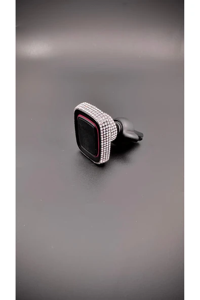 Taş Kaplamalı Mıknatıslı Araç İçi Telefon Tutucu Çift Kilit Sistemli - 2