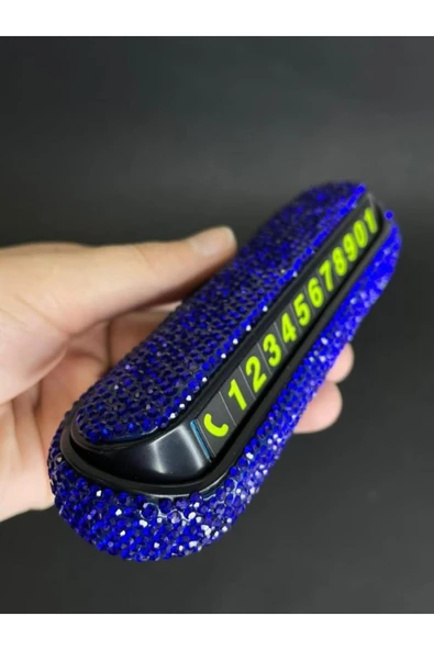 Gümüş Taş Kaplı Araç Içi Taşlı Numaratör - 5