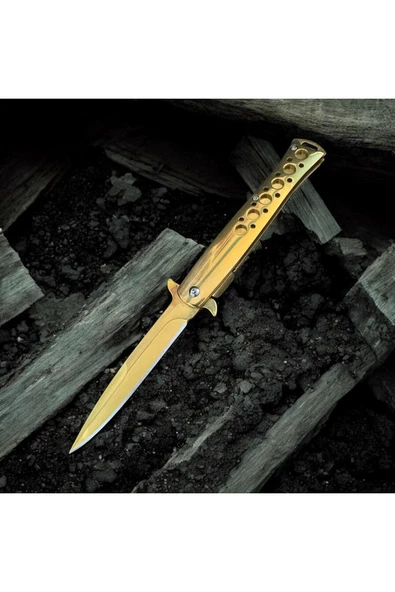 VAS.QUE Gold Yunus Çelik Çakı ürün görseli