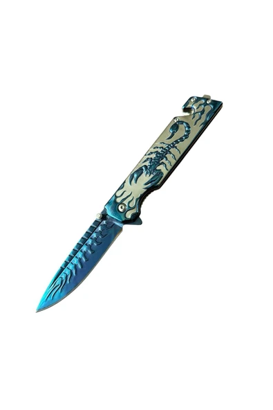 VAS.QUE Akrep Motifli Çelik Çakı - Resim 3