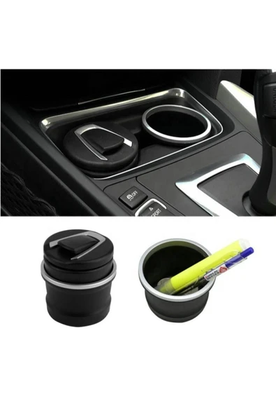 Işıklı Bardaklık Bmw Tip Oto Araç Her Araca Uyumlu - 3