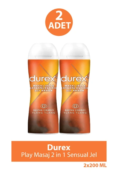 Durex Play Masaj 2 in 1 Sensual Jel 200 ml 2 Adet ürün görseli 1