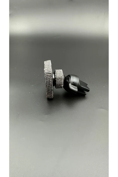 Taş Kaplamalı Mıknatıslı Araç İçi Telefon Tutucu Çift Kilit Sistemli - 3