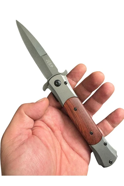 VAS.QUE Jeep Ahşap Çelik Çakı - Resim 2