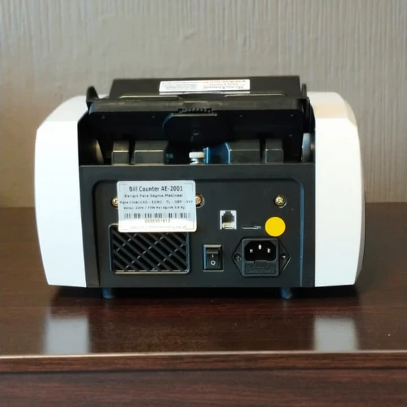 Bill Counter AE-2001 Karışık Para Sayma Makinesi  USD, EURO, TL, GBP, SYP - 4