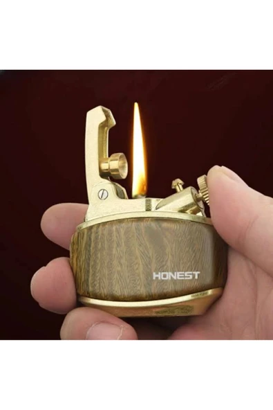 M Mazzanti Honest Ahşap Şık Benzinli Çakmak - Resim 3