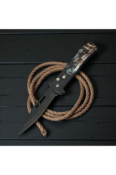 VAS.QUE Azrail Tiger Çelik Çakı - Resim 4