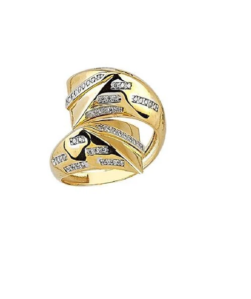 Altın Taşlı Set Yüzük ürün görseli