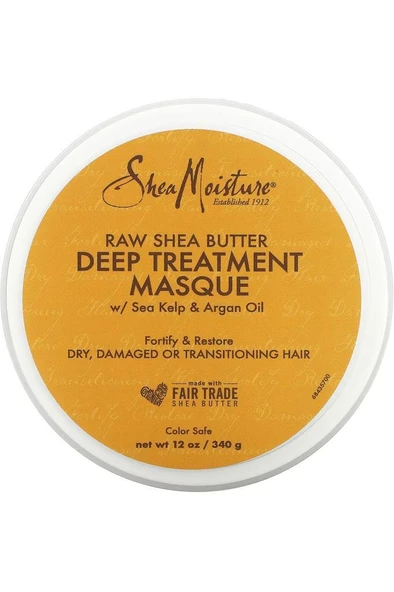 Shea Moisture Ham Shea Yağı Derin Nemlendirici Saç Maskesi 340GR - 3