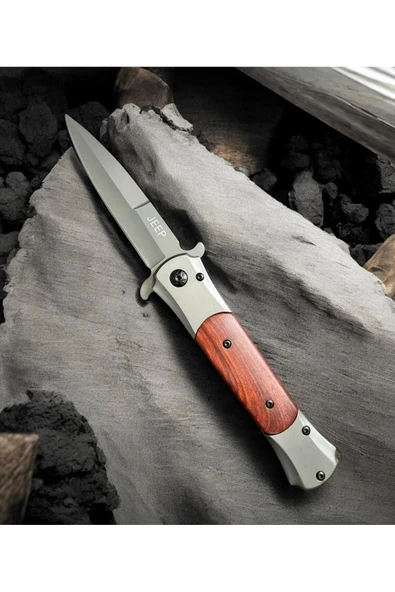 VAS.QUE Jeep Ahşap Çelik Çakı ürün görseli