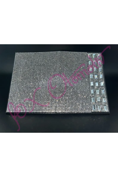 Gümüş Taşlı Gümüş Baget Detaylı Ruhsat Kabı - 2