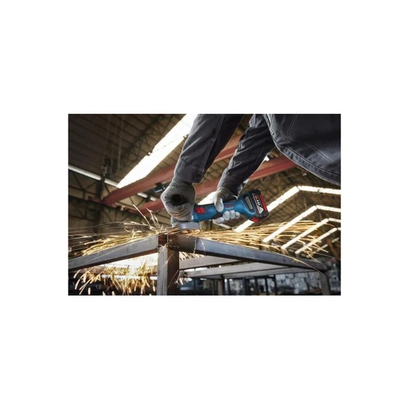 Bosch Professional GWS 18V-8 5 Ah Çift Akülü Taşlama Makinesi - Resim 4