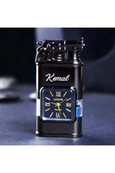 M Mazzanti Silah Modeli İsime Özel Pürmüz Çift Çıkışlı Çakmak - Resim 5